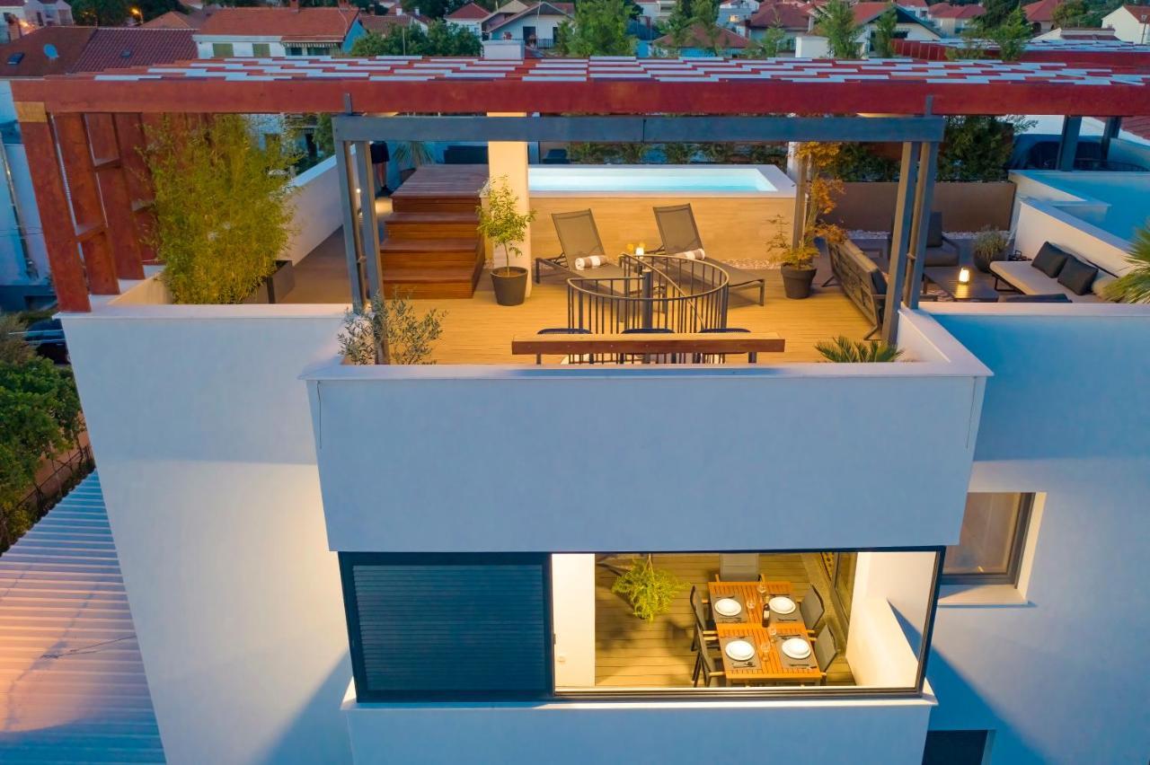 Penthouse Diem - Private Pool With Sea View Zadar Ngoại thất bức ảnh