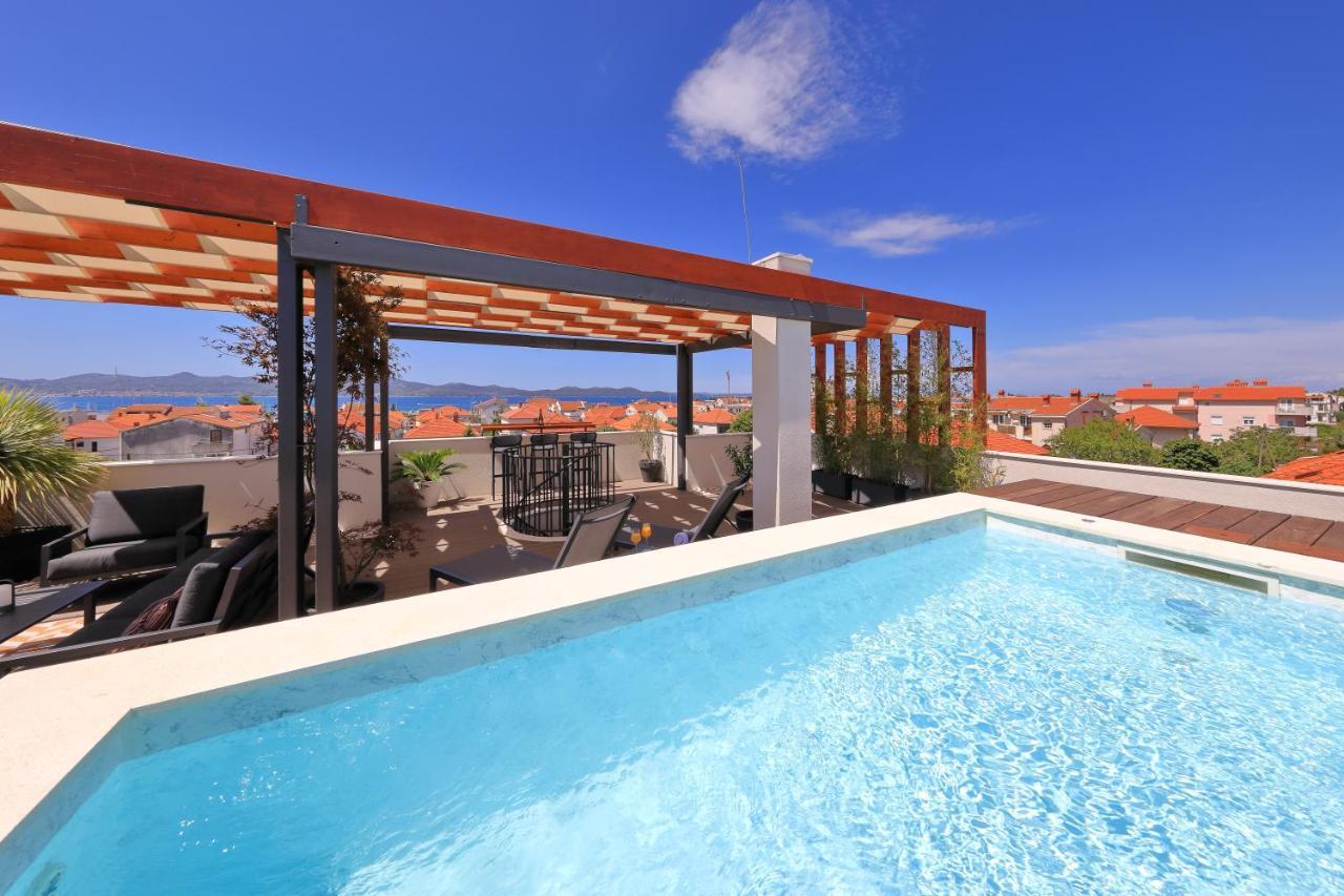 Penthouse Diem - Private Pool With Sea View Zadar Ngoại thất bức ảnh