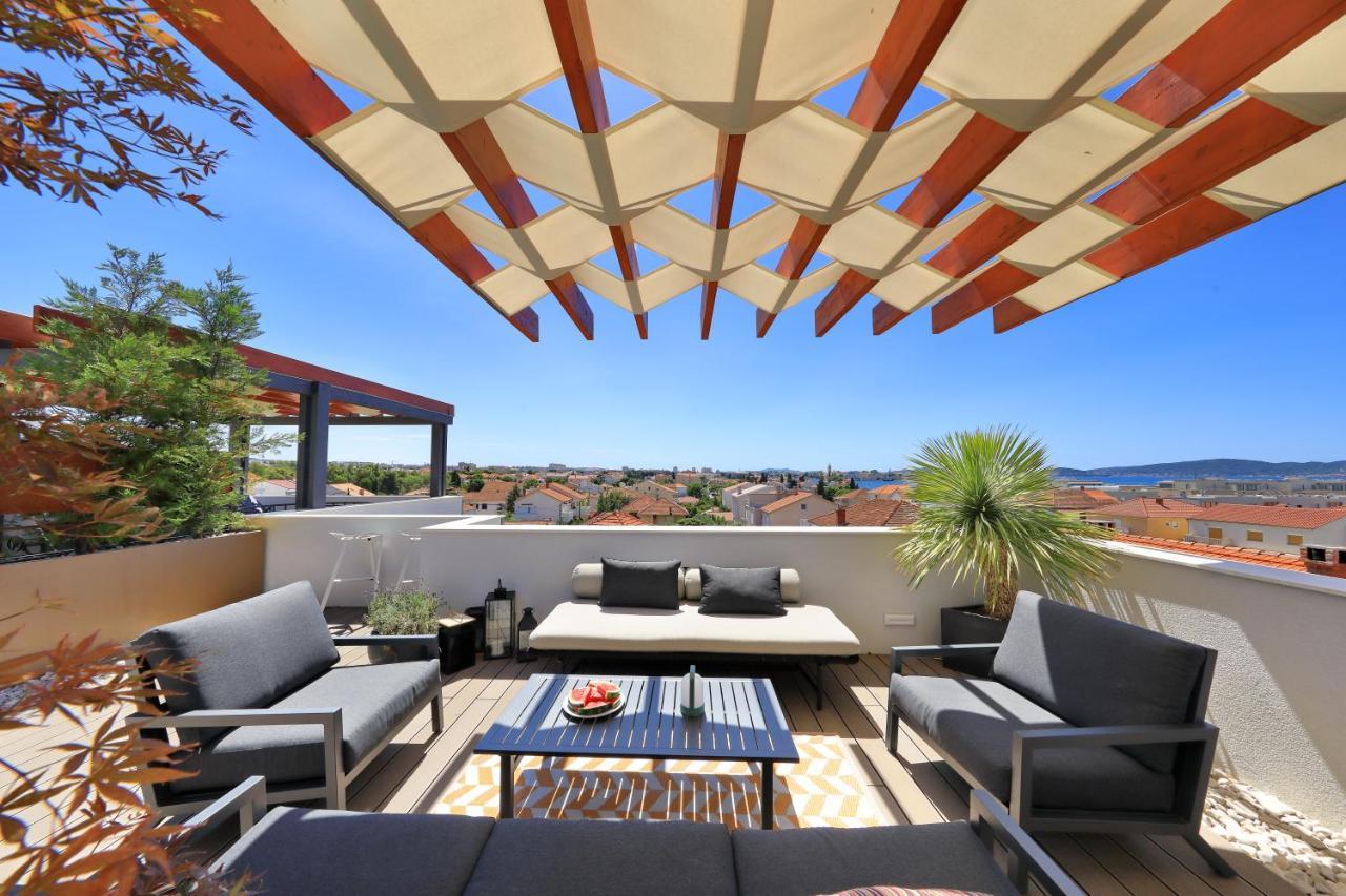 Penthouse Diem - Private Pool With Sea View Zadar Ngoại thất bức ảnh