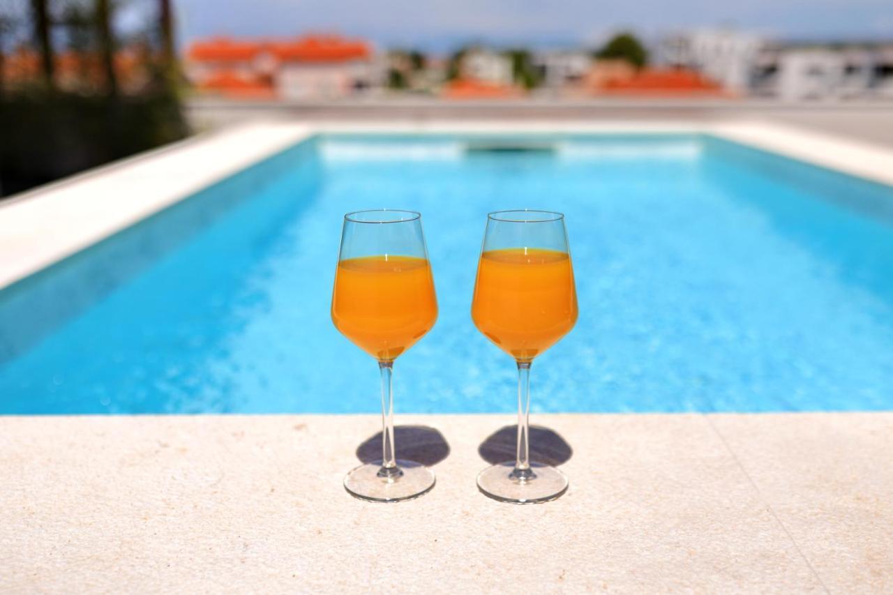 Penthouse Diem - Private Pool With Sea View Zadar Ngoại thất bức ảnh