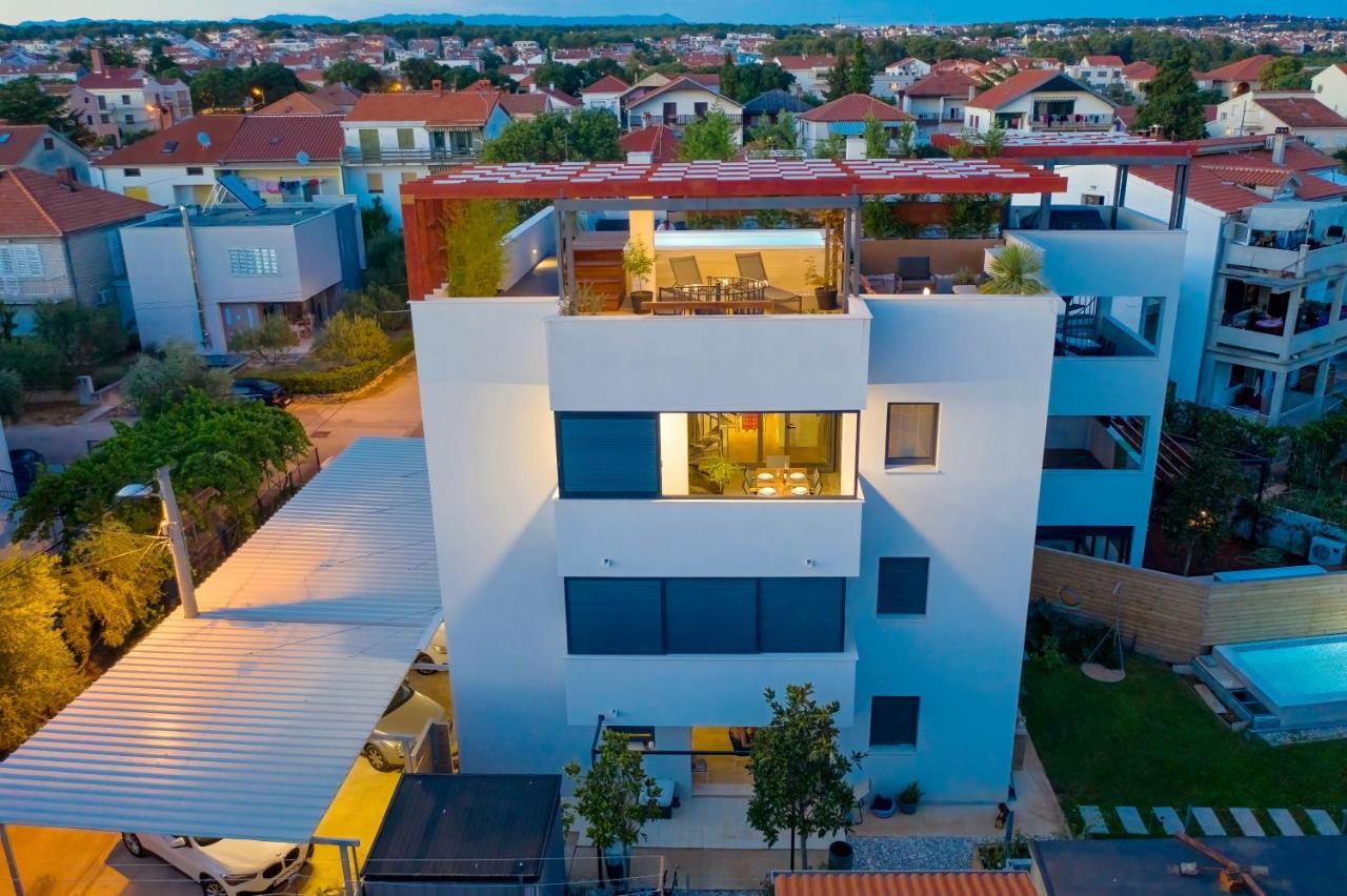 Penthouse Diem - Private Pool With Sea View Zadar Ngoại thất bức ảnh