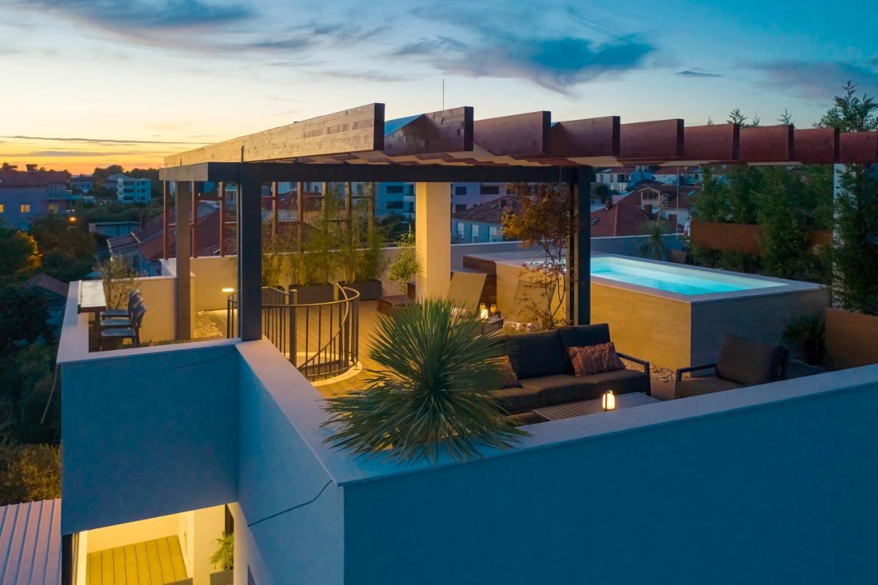 Penthouse Diem - Private Pool With Sea View Zadar Ngoại thất bức ảnh