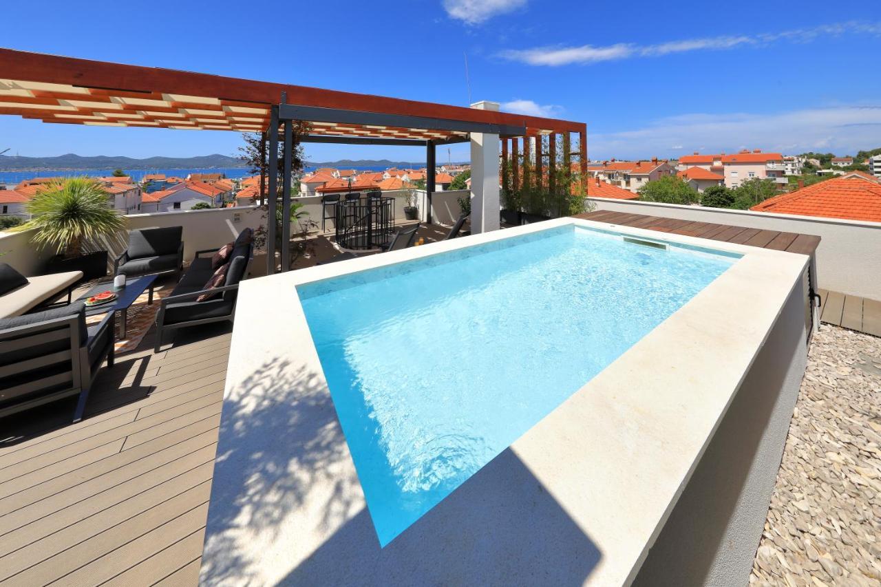 Penthouse Diem - Private Pool With Sea View Zadar Ngoại thất bức ảnh