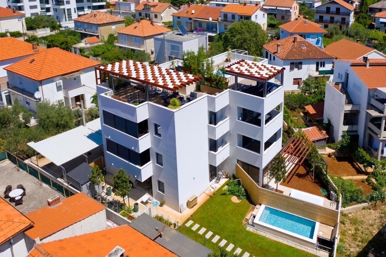 Penthouse Diem - Private Pool With Sea View Zadar Ngoại thất bức ảnh