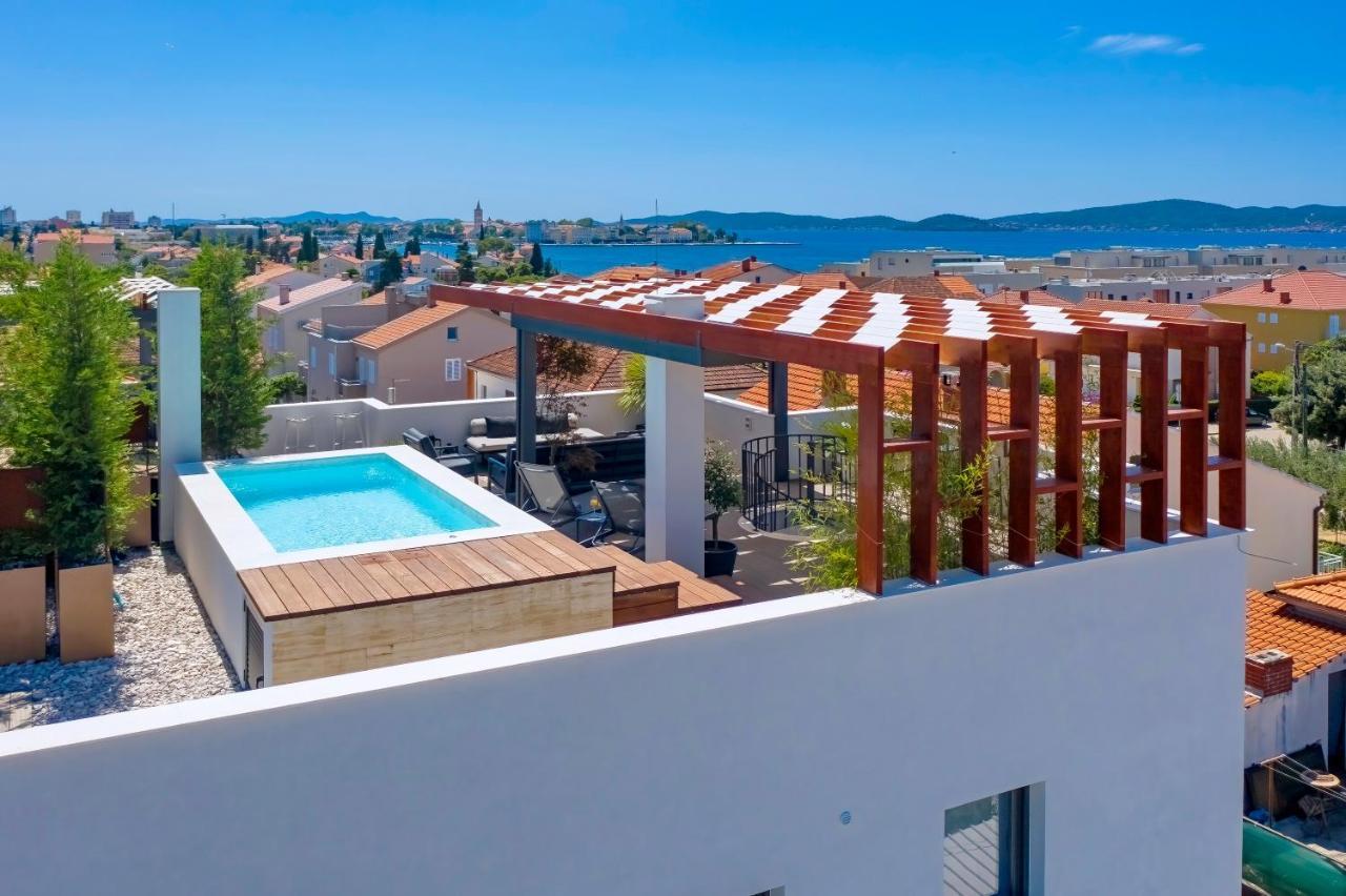 Penthouse Diem - Private Pool With Sea View Zadar Ngoại thất bức ảnh