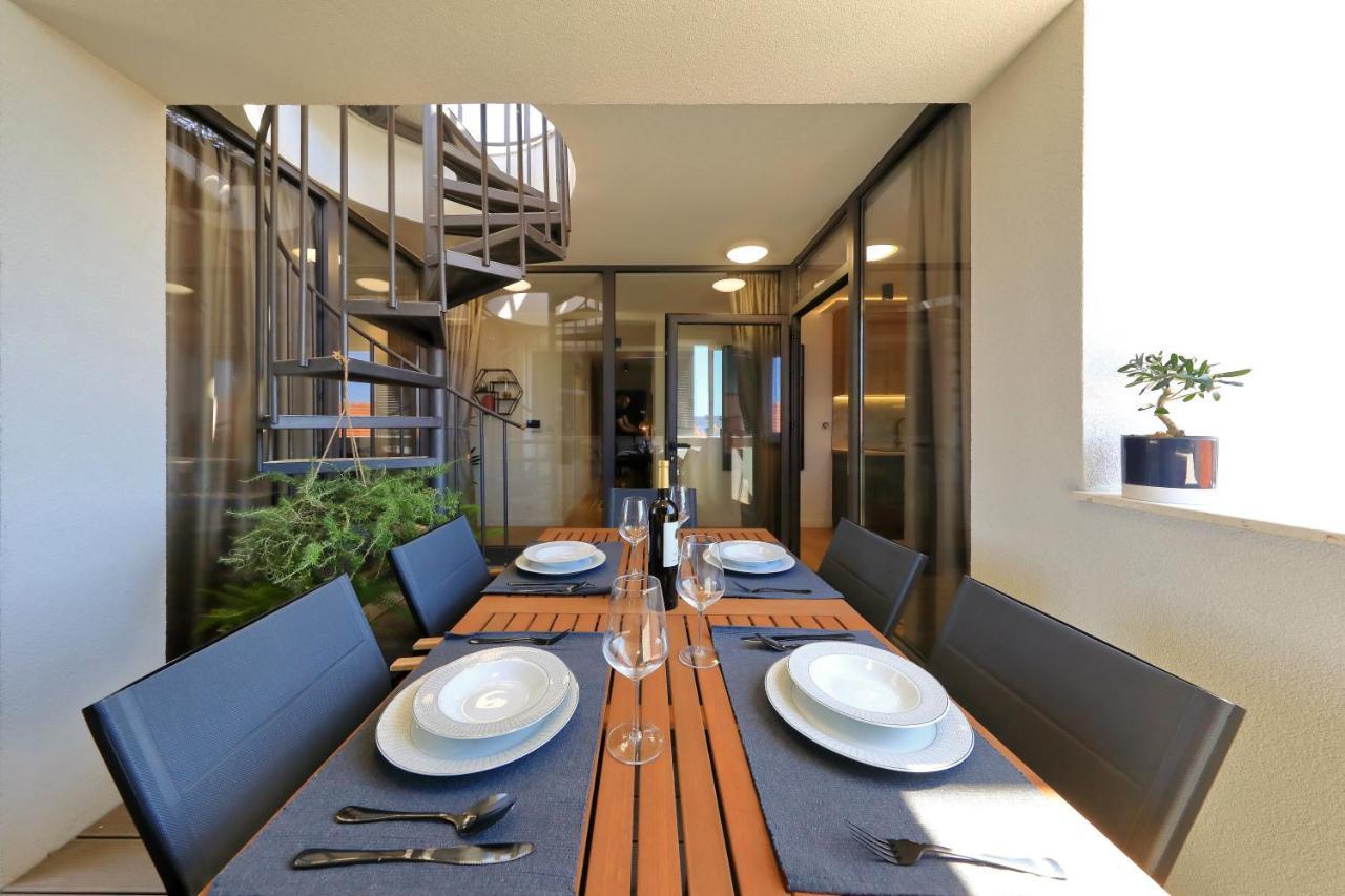Penthouse Diem - Private Pool With Sea View Zadar Ngoại thất bức ảnh