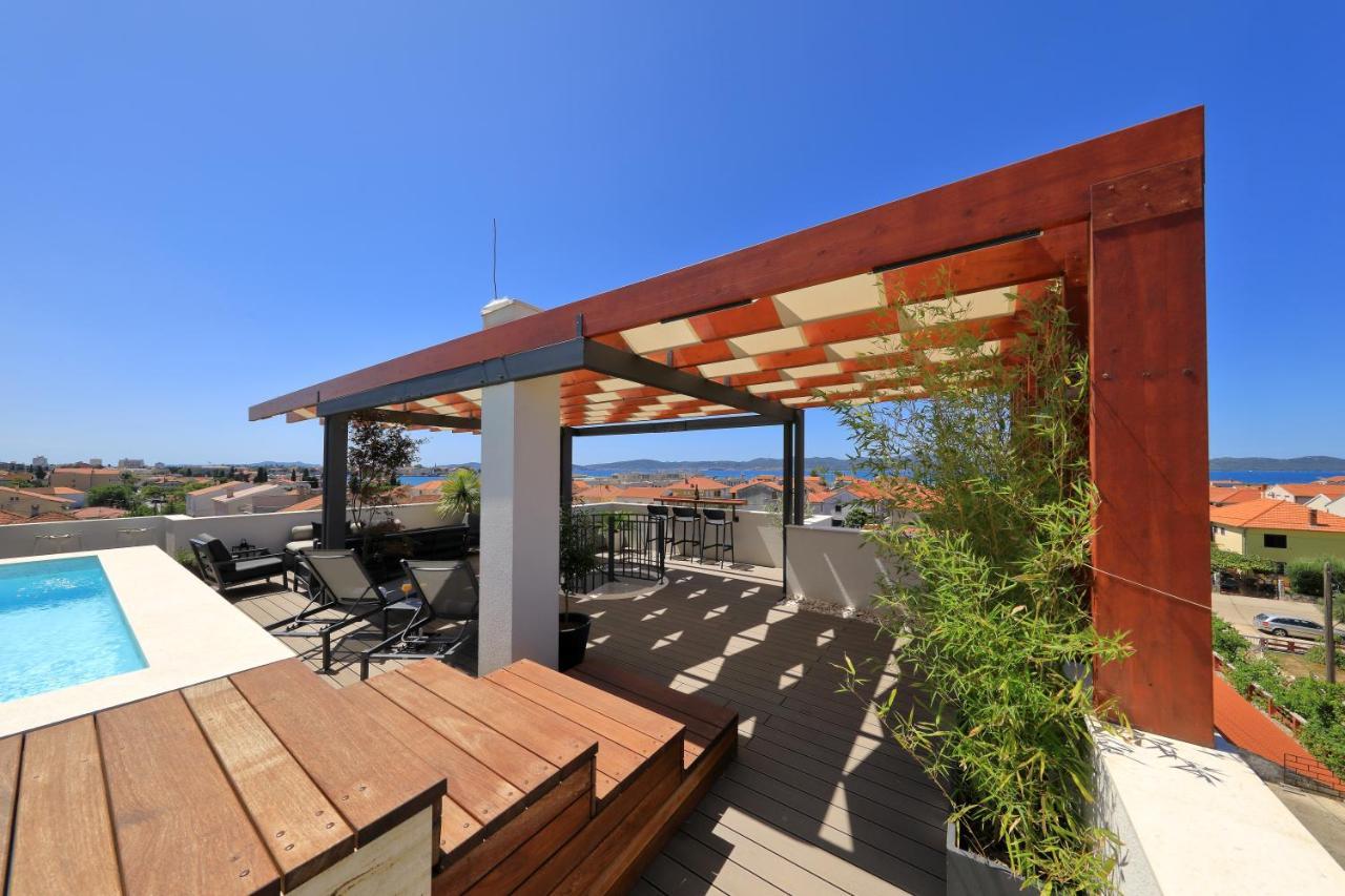 Penthouse Diem - Private Pool With Sea View Zadar Ngoại thất bức ảnh